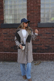 Ayla Herringbone Coat