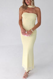 Luciana Strapless Maxi Dress