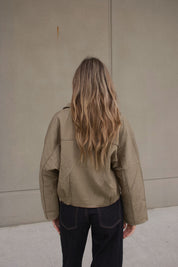 Olive Textured Jacket