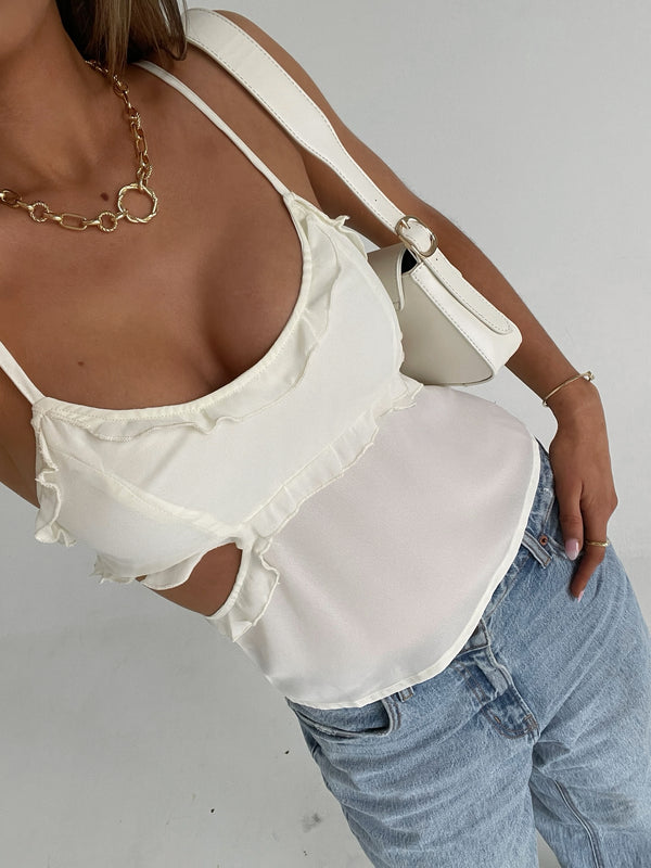 RESTOCKED :Ang Cut Out Top