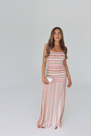 Sutton Striped Knit Maxi Dress