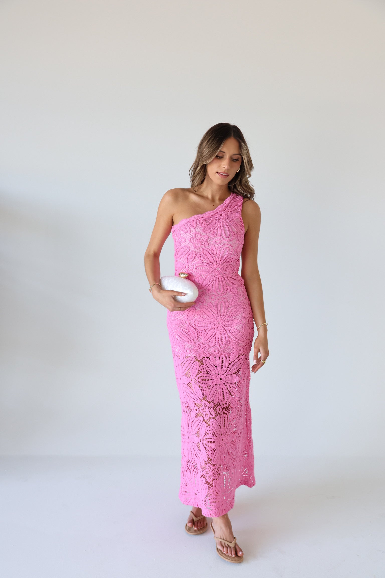 Collette Crochet Floral Maxi Dress