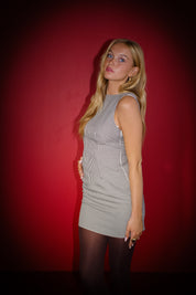 Vivien Houndstooth Mini Dress