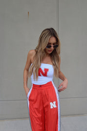 Nebraska Track Pants In Red