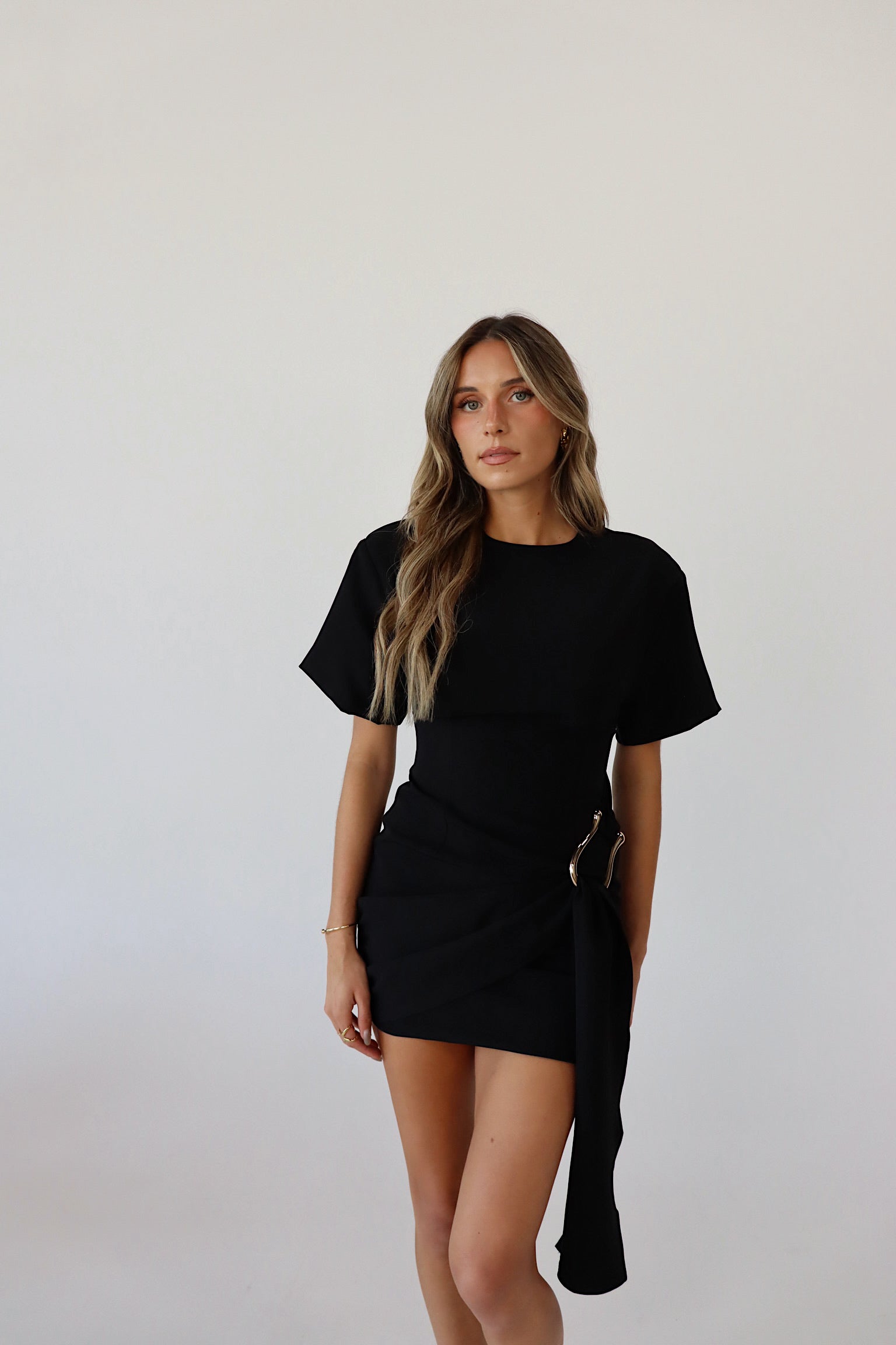 Vivianne Short Sleeve Mini Dress