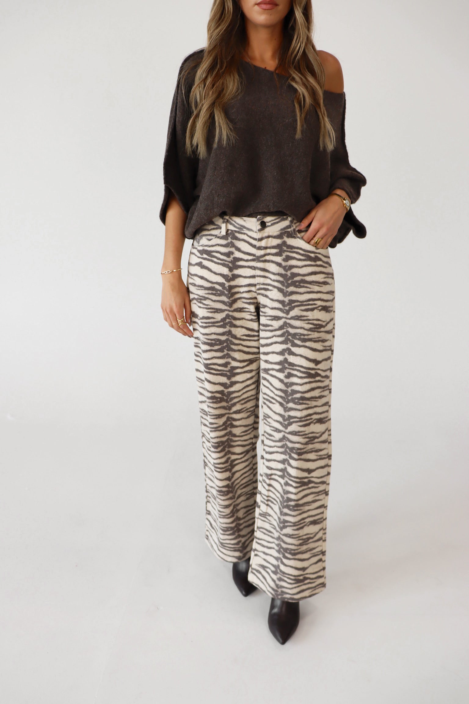 Malia One Shoulder Knit Top