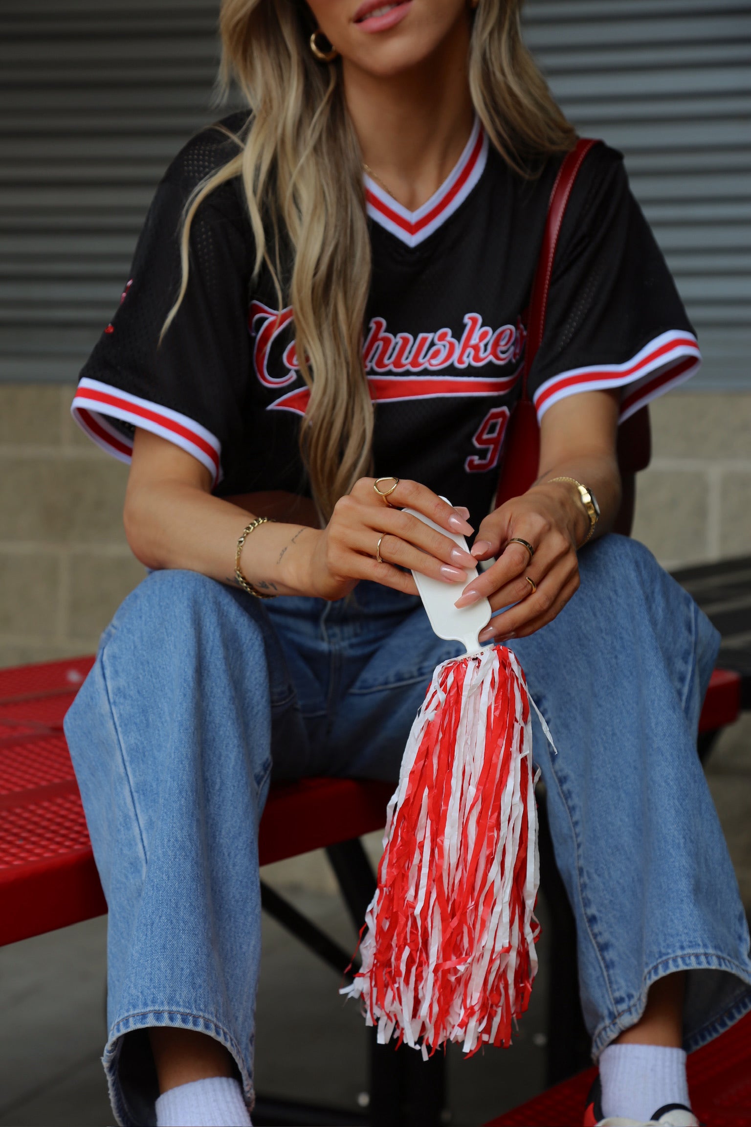 Cornhuskers Pullover Jersey In Black