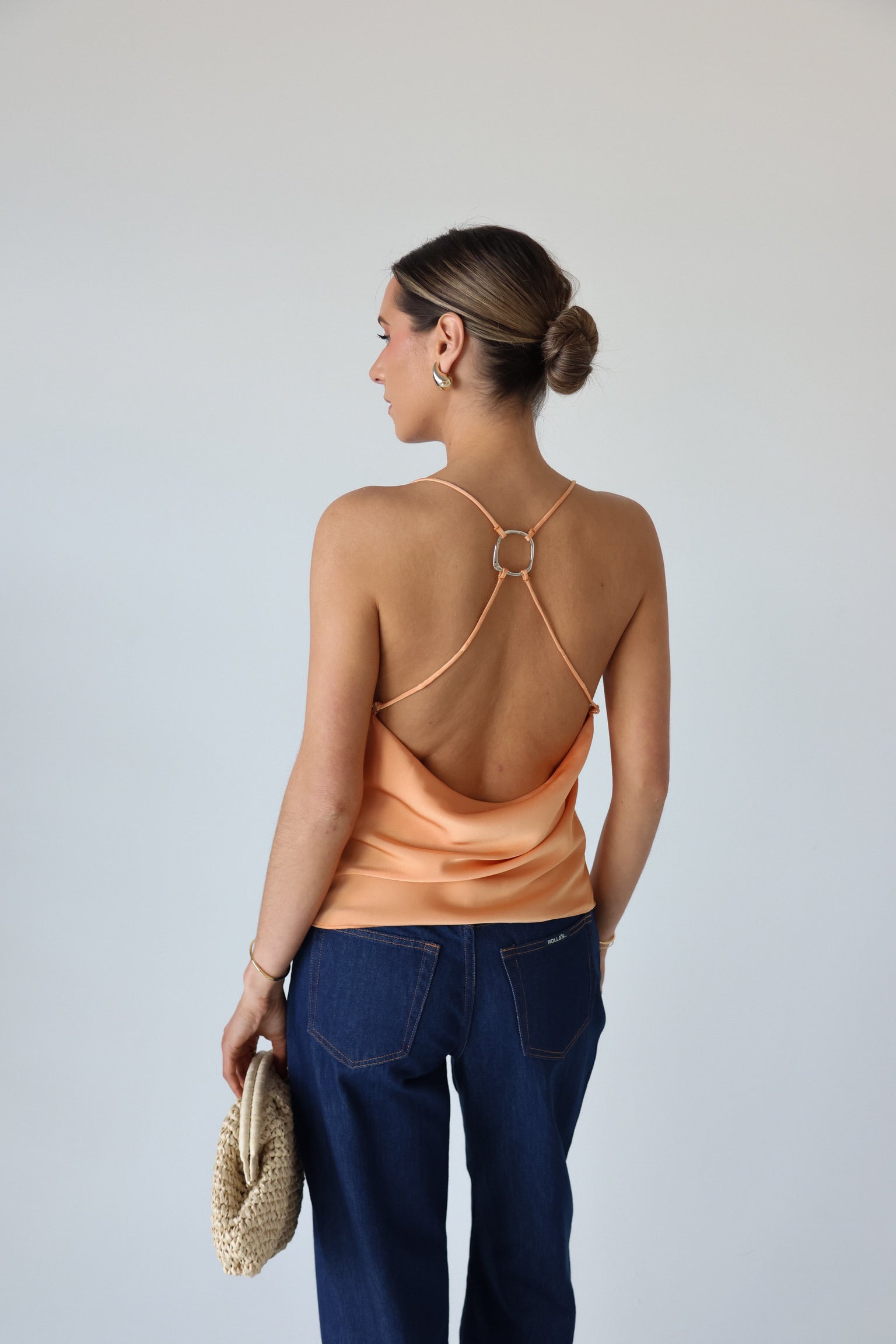 Sunset Glow Satin Cami