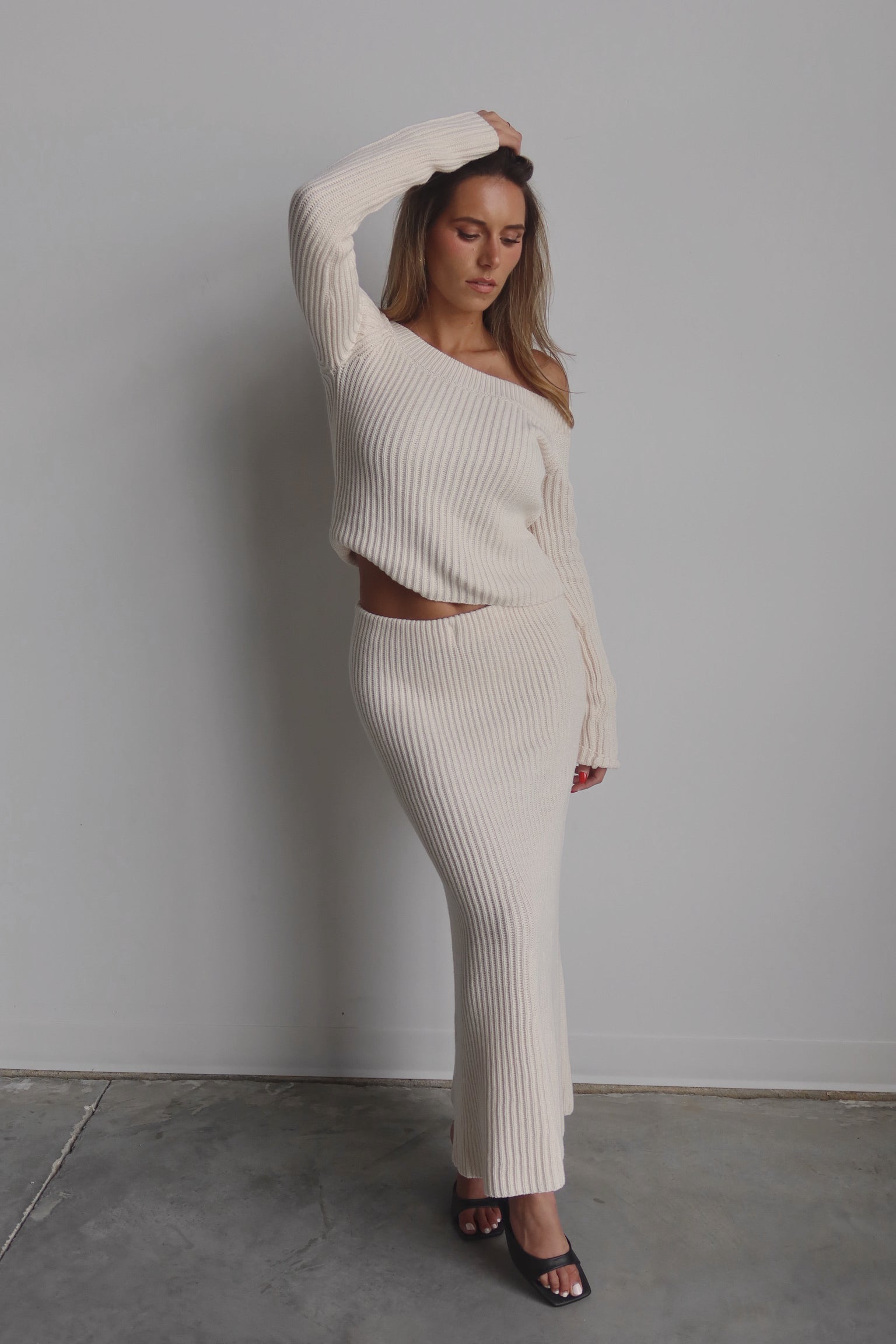 Kennedy Off Shoulder Knit Top