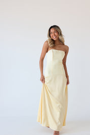 Sunshine Contrast Maxi Dress