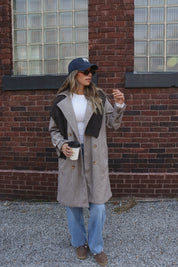 Ayla Herringbone Coat