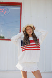 Alabama White Linen Skort