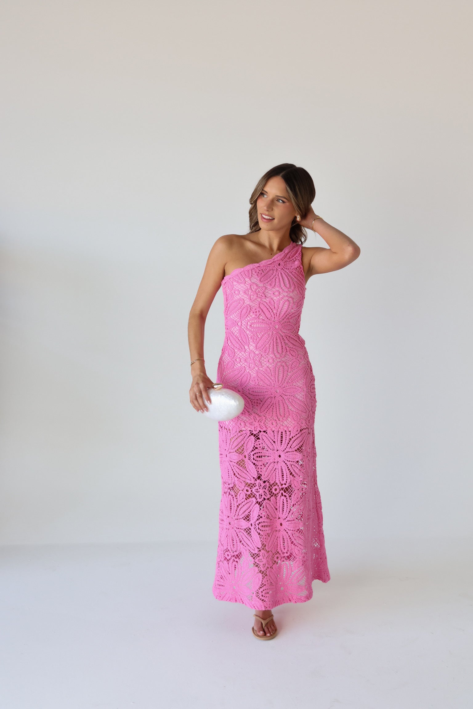 Collette Crochet Floral Maxi Dress
