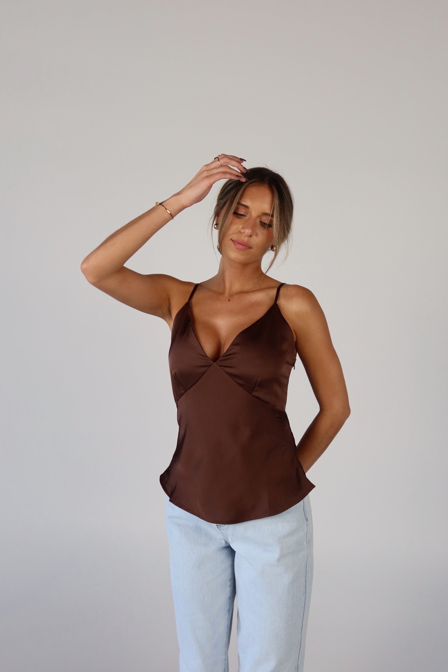 Silk Serenity V-Neck Tank