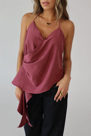 Lilah Suede Halter Top