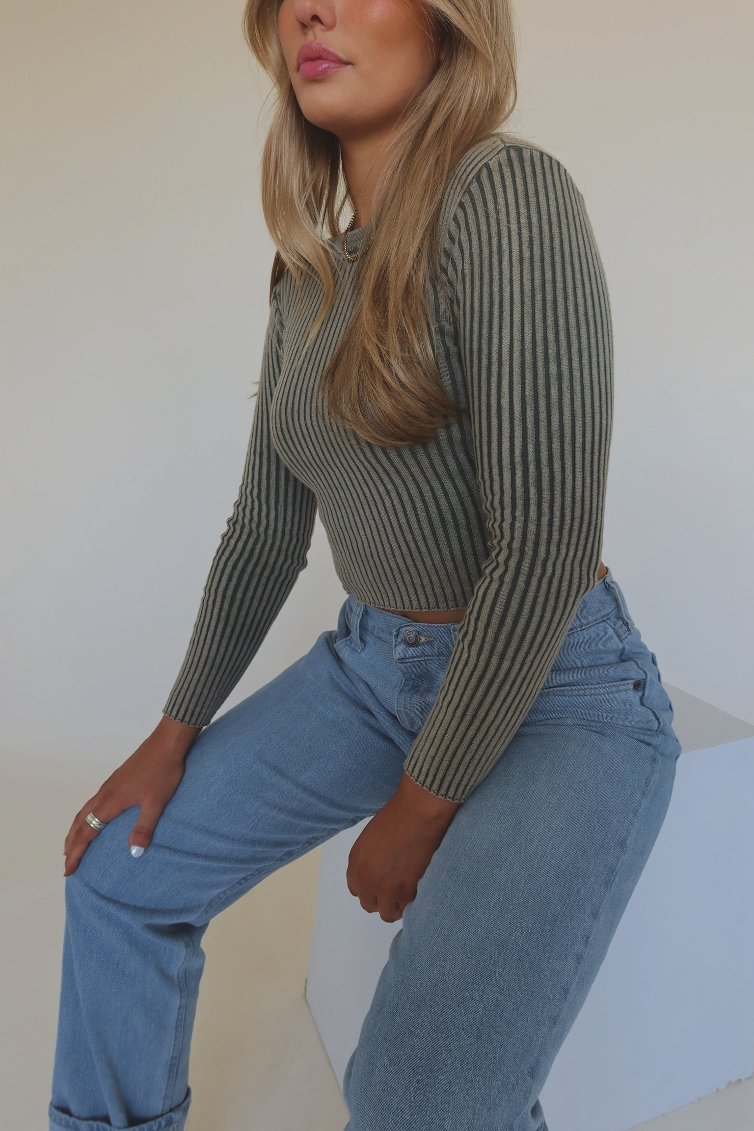 Blaine Ribbed Knit Top