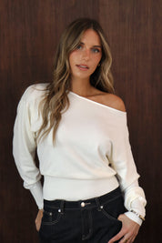 Emmie Off The Shoulder Sweater
