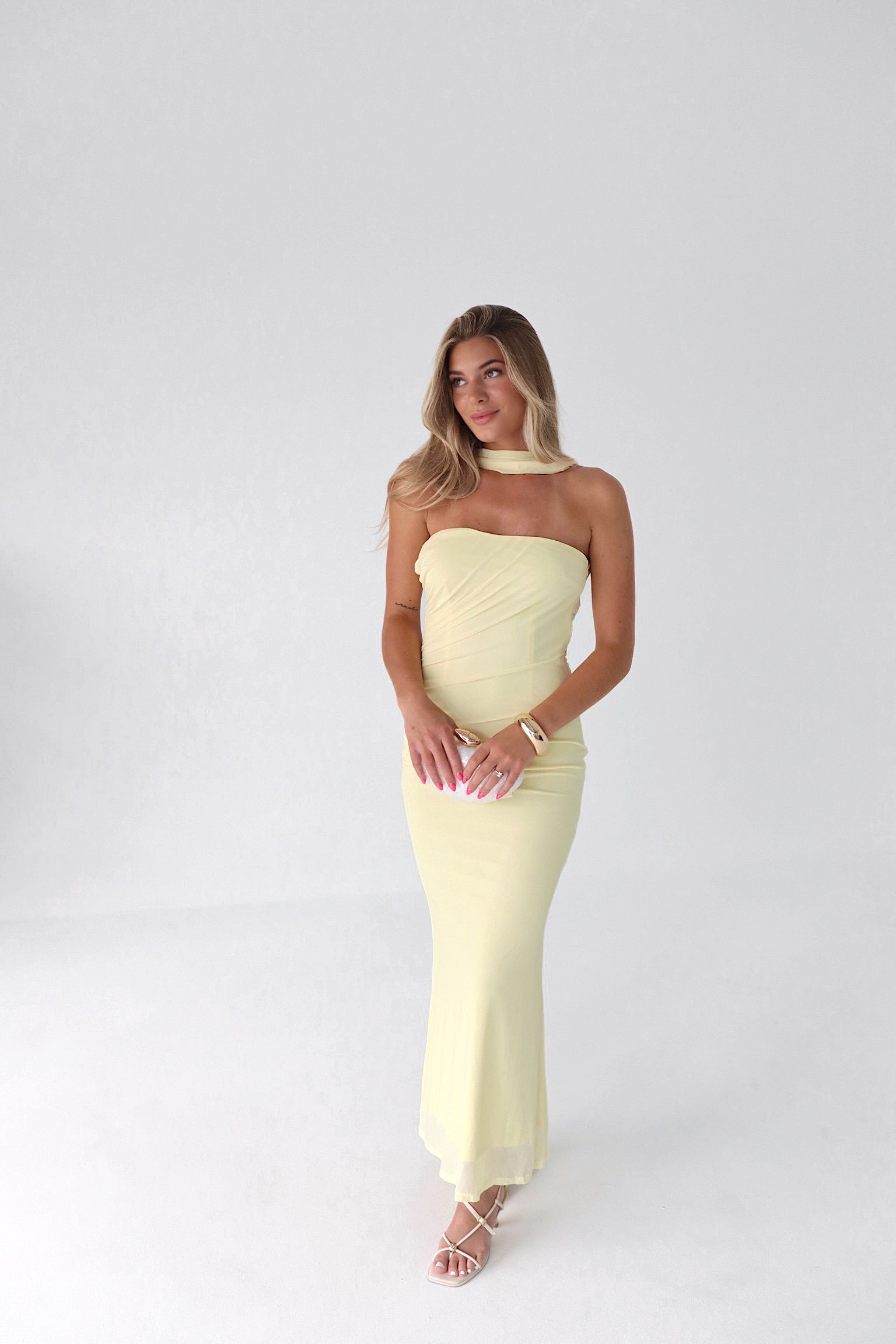 Luciana Strapless Maxi Dress