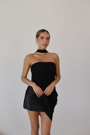 Delylah Draped Mini Dress