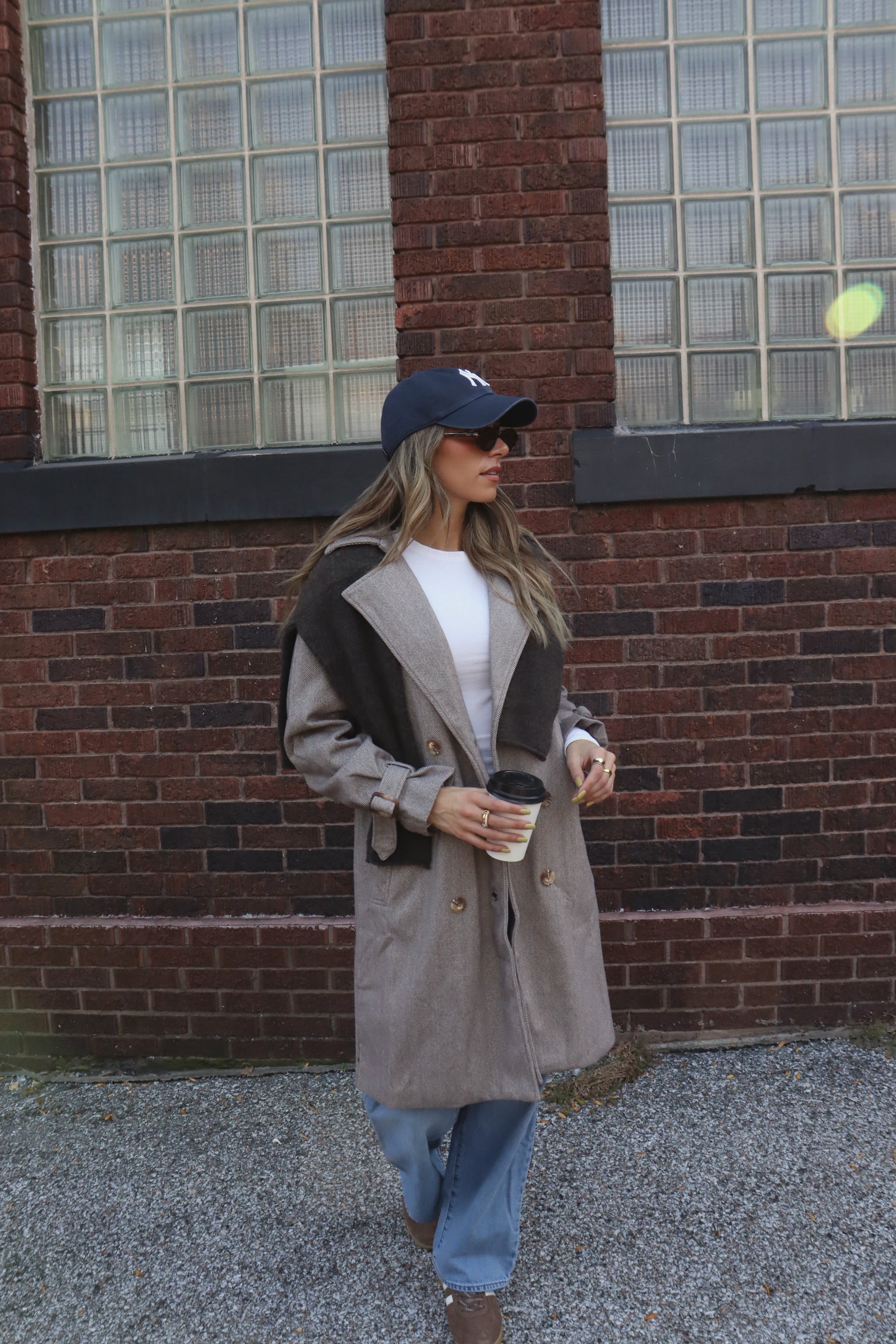 Ayla Herringbone Coat