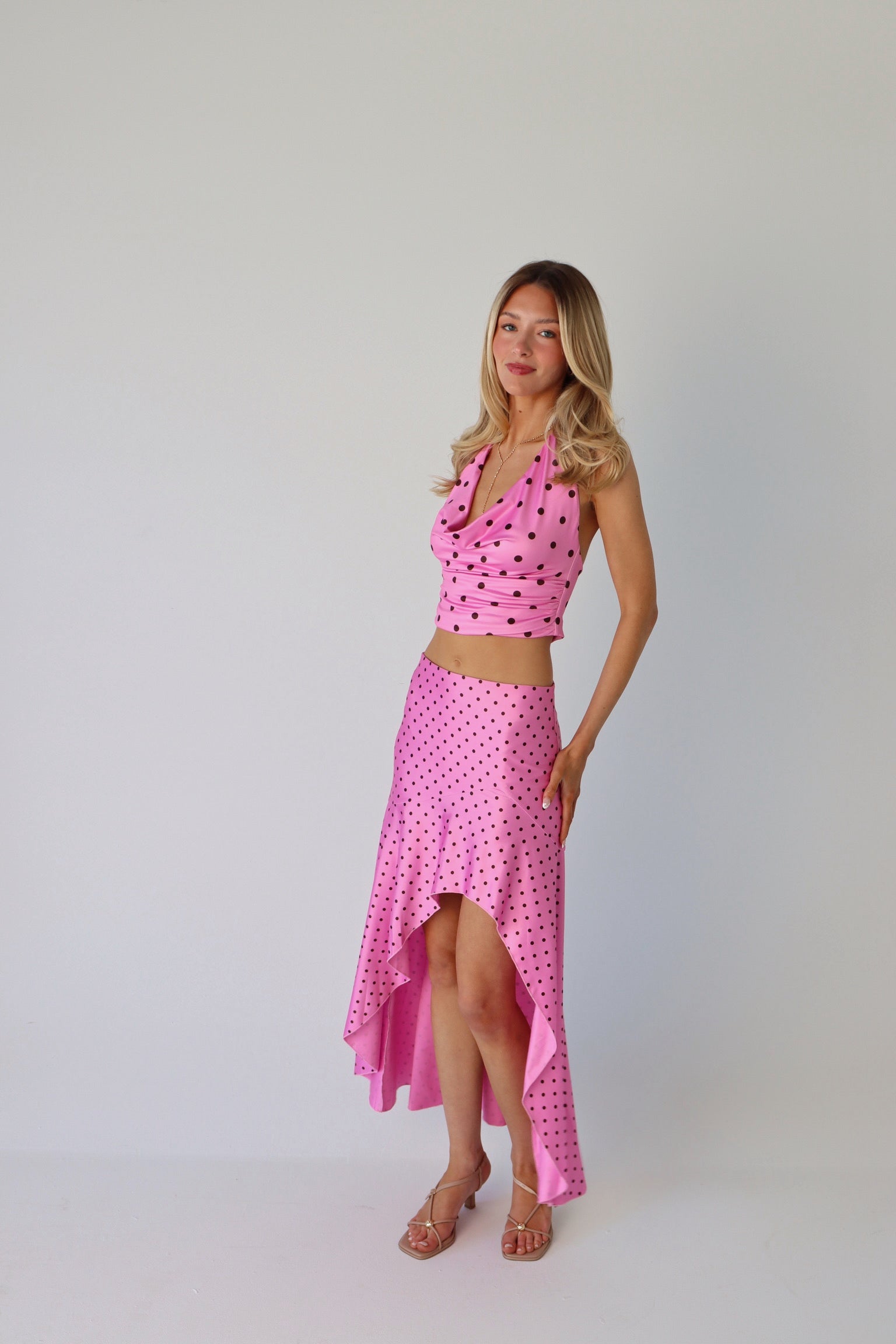 Melody Polka Dot Halter Top