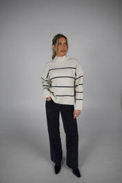 Soft Oat Mockneck Sweater