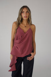 Lilah Suede Halter Top