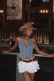 Harper Denim Vest