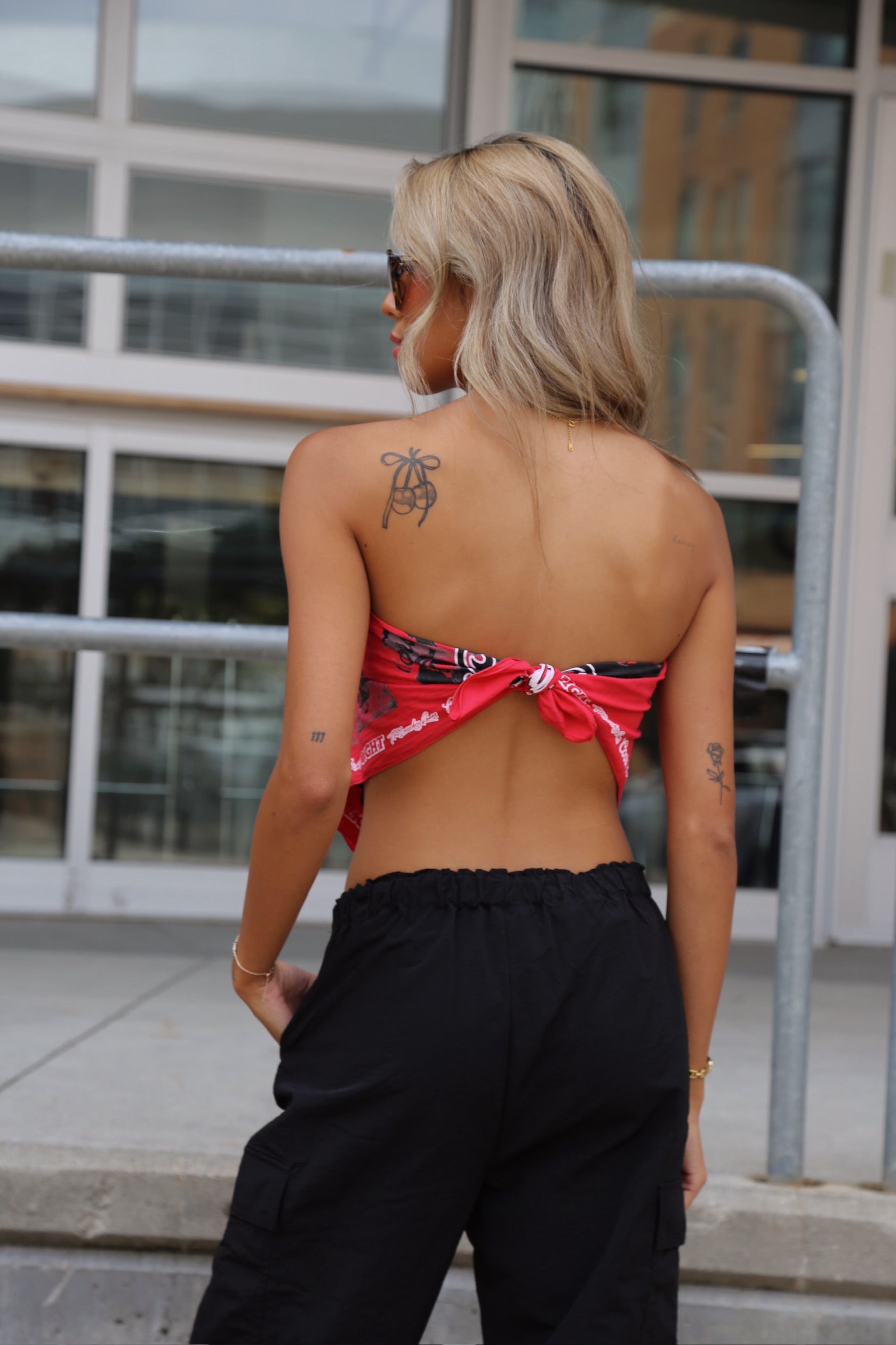 Coors Red Bandana Top