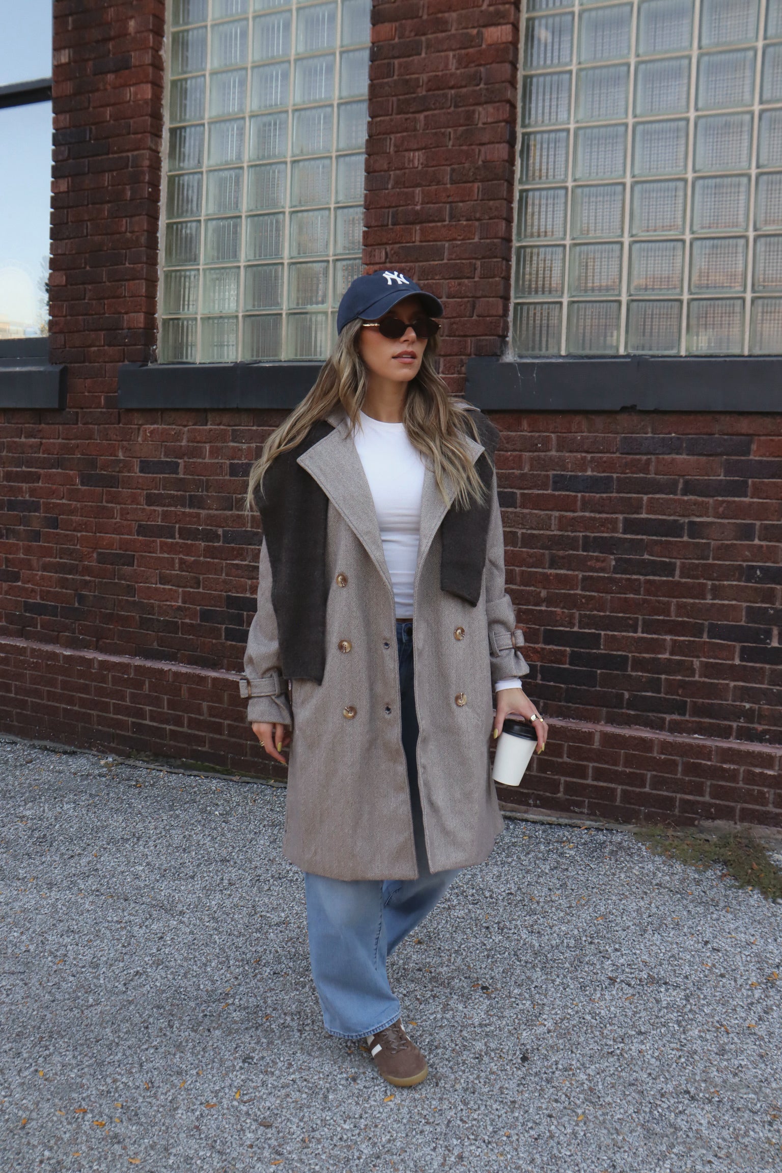 Ayla Herringbone Coat