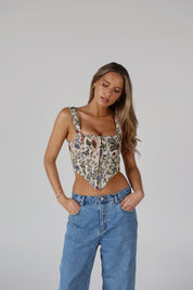 Serephina Lace Up Corset Top