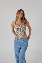 Serephina Lace Up Corset Top