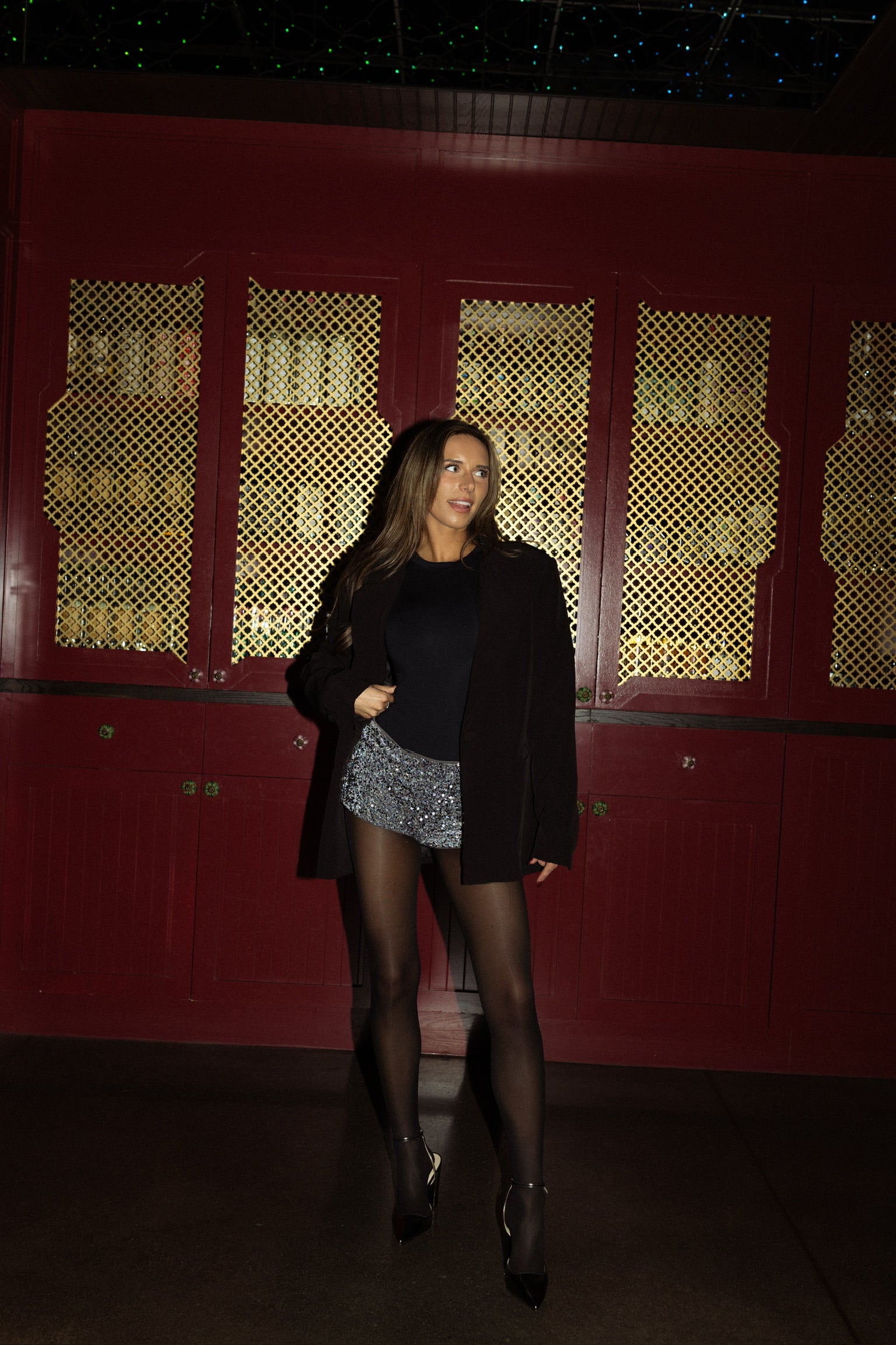 Silver Sequin Micro Shorts – Madida Clothing