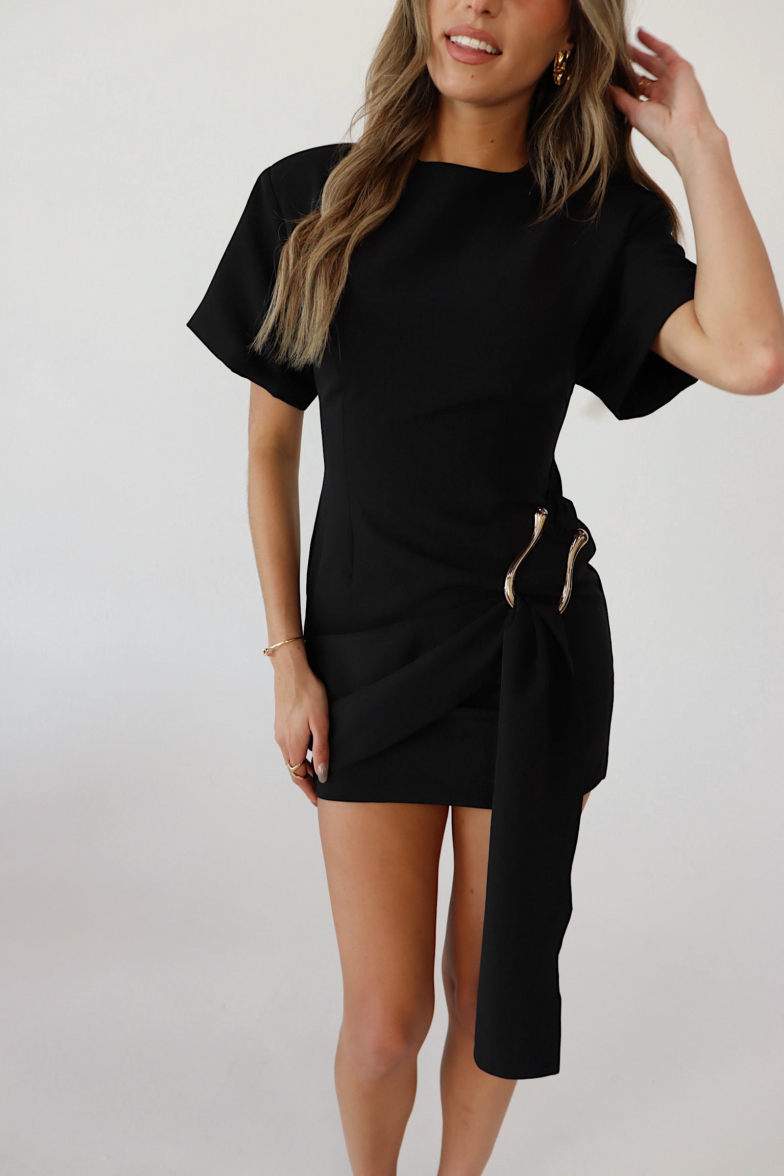 Vivianne Short Sleeve Mini Dress