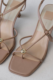 DOLCE VITA : Mylee Heel In Lt. Tan Leather
