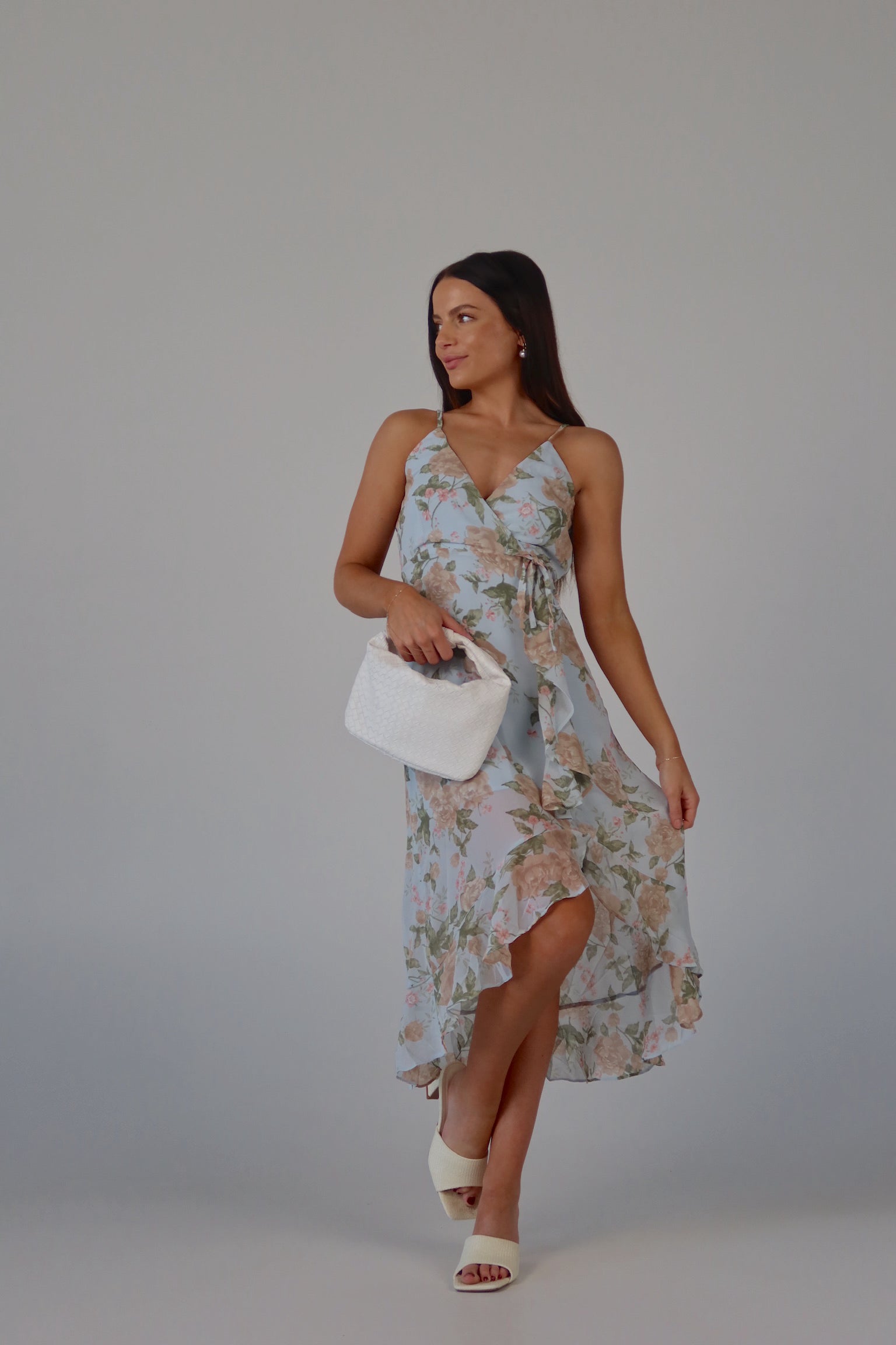 SALE :Celina Floral Midi Dress