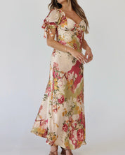 Paloma Patchwork Floral Maxi Dress