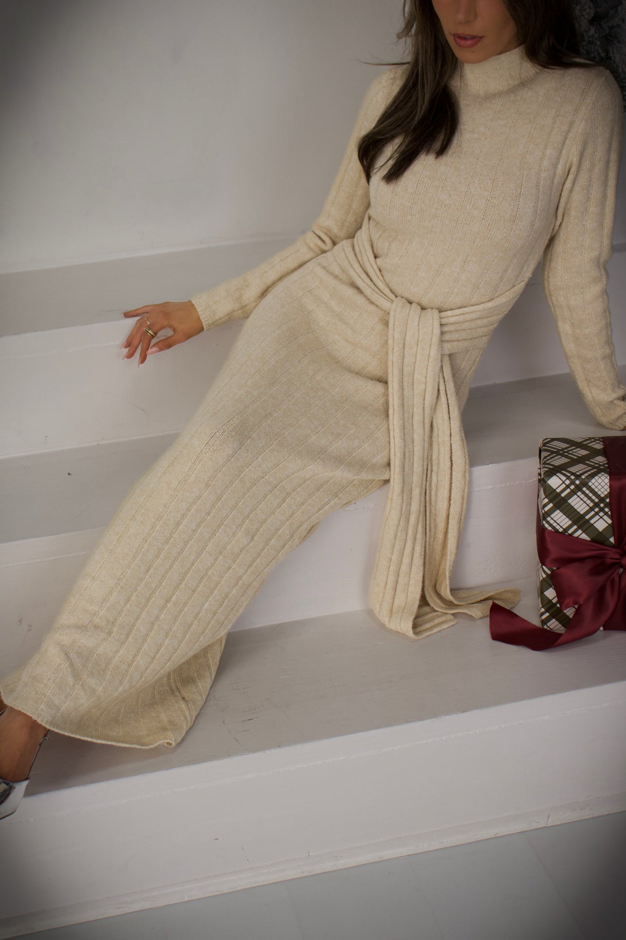 Noella Long Sleeve Sweater Dress