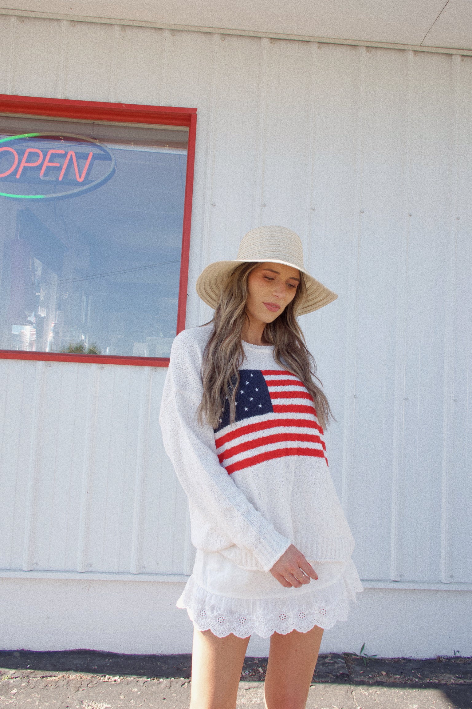 Alabama White Linen Skort
