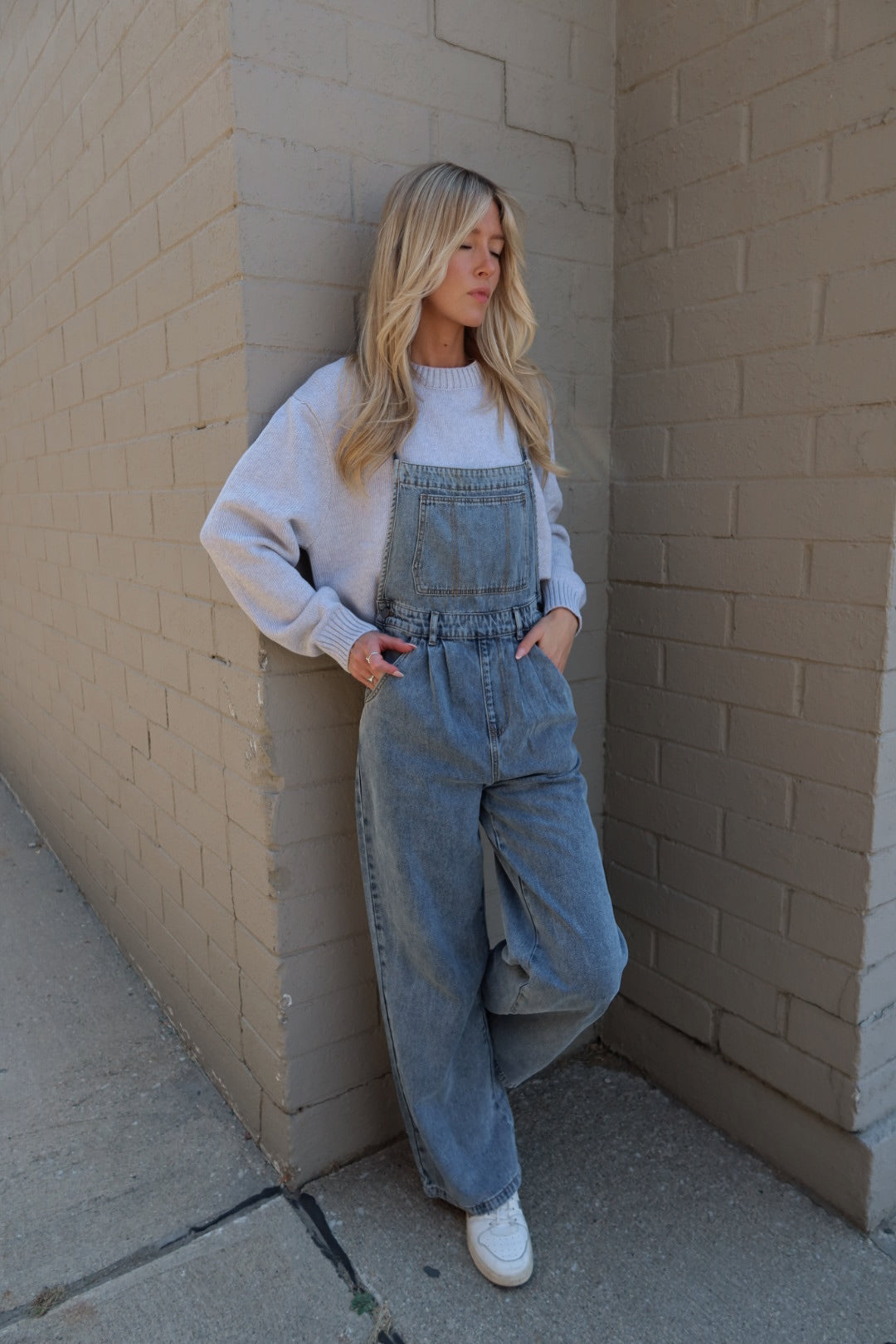 Denim  Tie Overalls