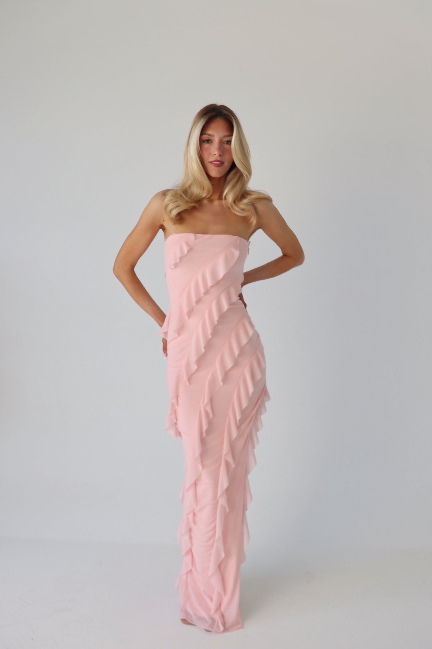 Ashlee Ruffle Maxi Dress