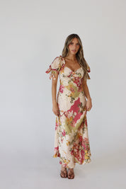 Paloma Patchwork Floral Maxi Dress