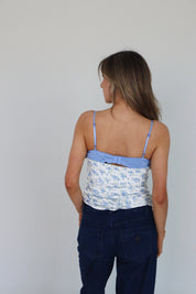 Nellie Baby Blue Floral Top