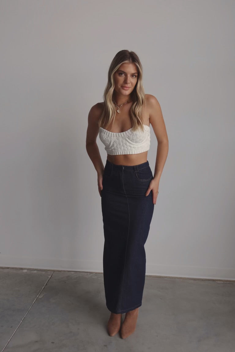 Maya Bustier Crochet Top