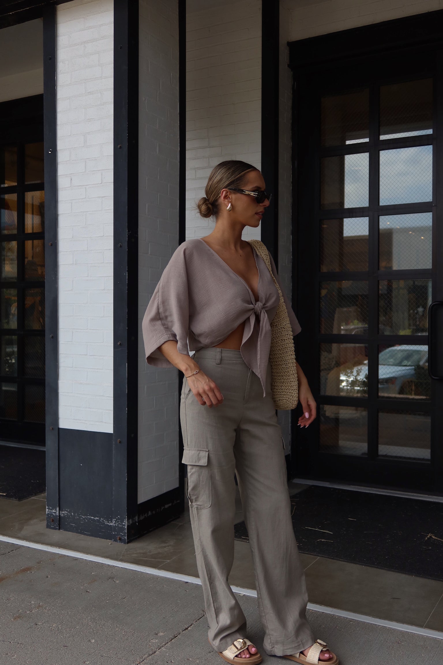 Charcoal Linen Cargo Pants – Madida Clothing