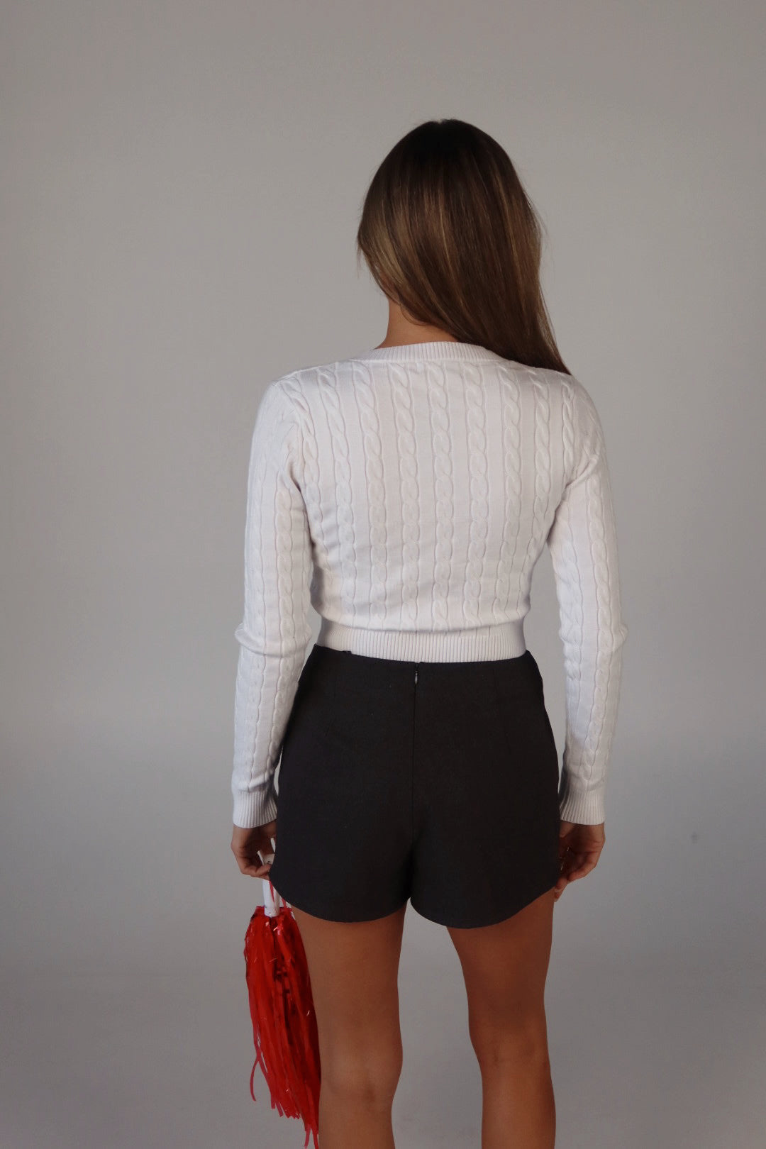 Nebraska Cable Knit Long Sleeve