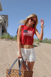 Liberty Flag Knit Tank