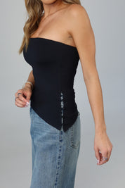 Jayne Asymmetrical Tube Top