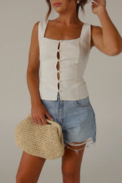Astrid Button Up Tank