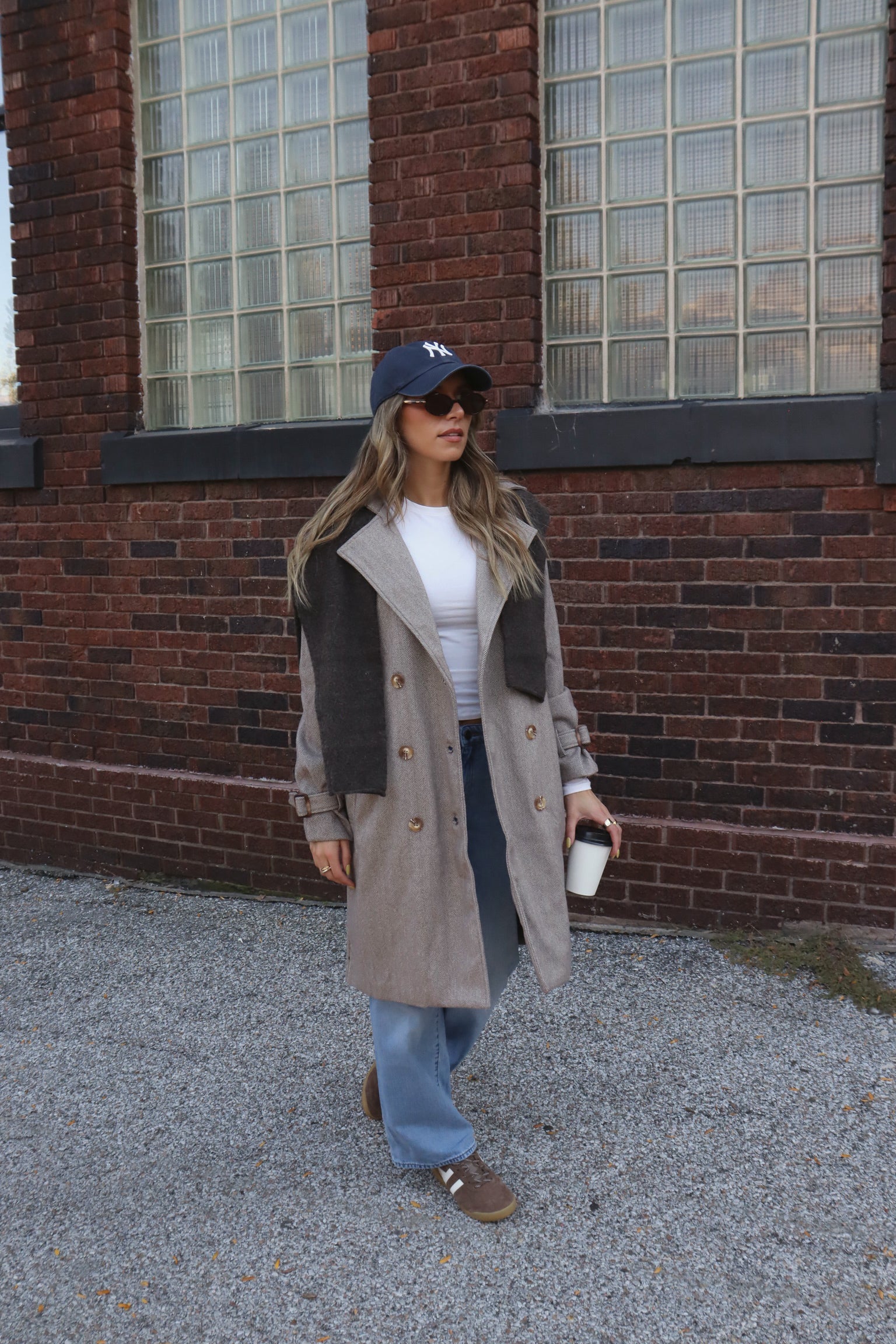Ayla Herringbone Coat